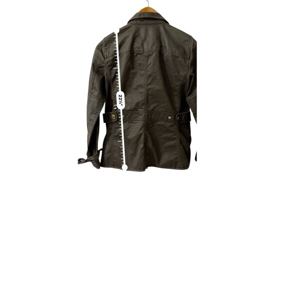 J.Crew Oilcloth Waxed Cotton Preppy Cabin Chic Utility Field Jacket XXS - Picture 7 of 7